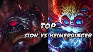 As Sion vs Heimerdinger Top - League of Legends
