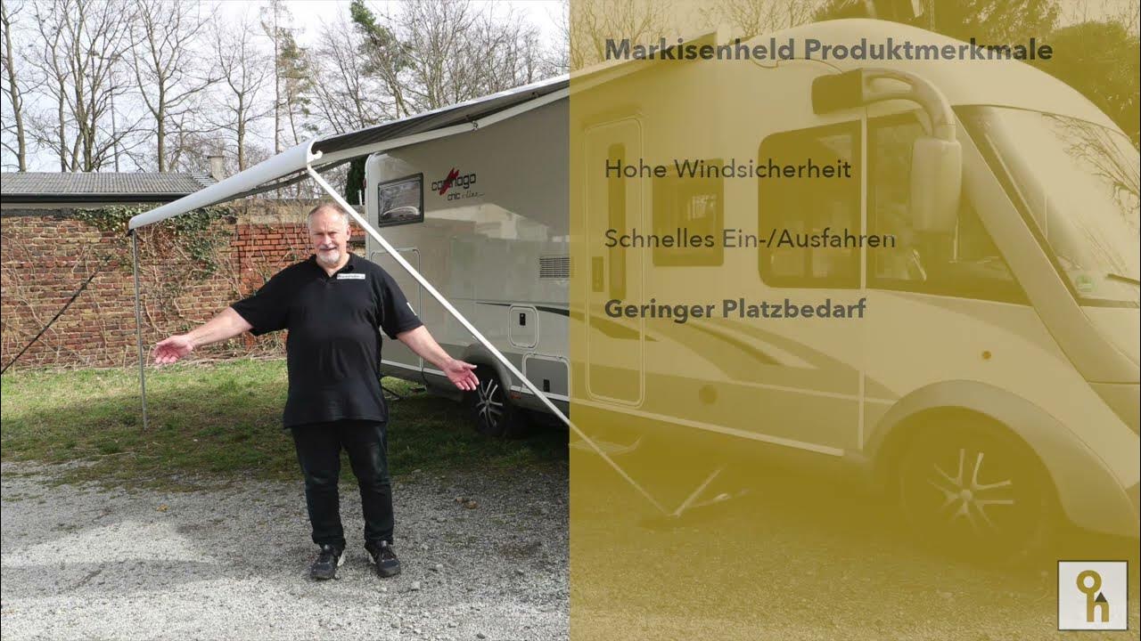 STURMSICHERE Wohnmobil Markise. Wohnmobil 2023: Deutscher