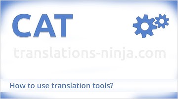 How to use CAT tools