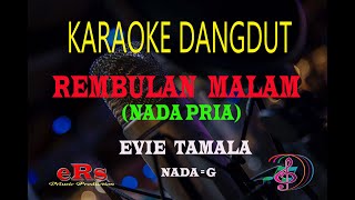 Karaoke Rembulan Malam Nada Pria - Evie Tamala (Karaoke Dangdut Tanpa Vocal)