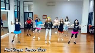 Eu Quero E Namorar Line Dance||Demo by Tayuka Karamoy & Puri Bugar Dance Class
