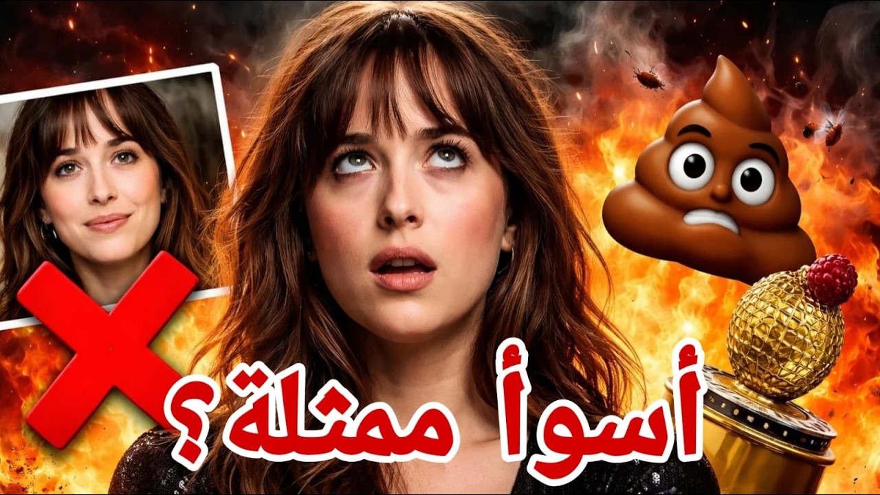 ليه داكوتا جونسون ثاني أسوأ ممثلة في هوليوود؟