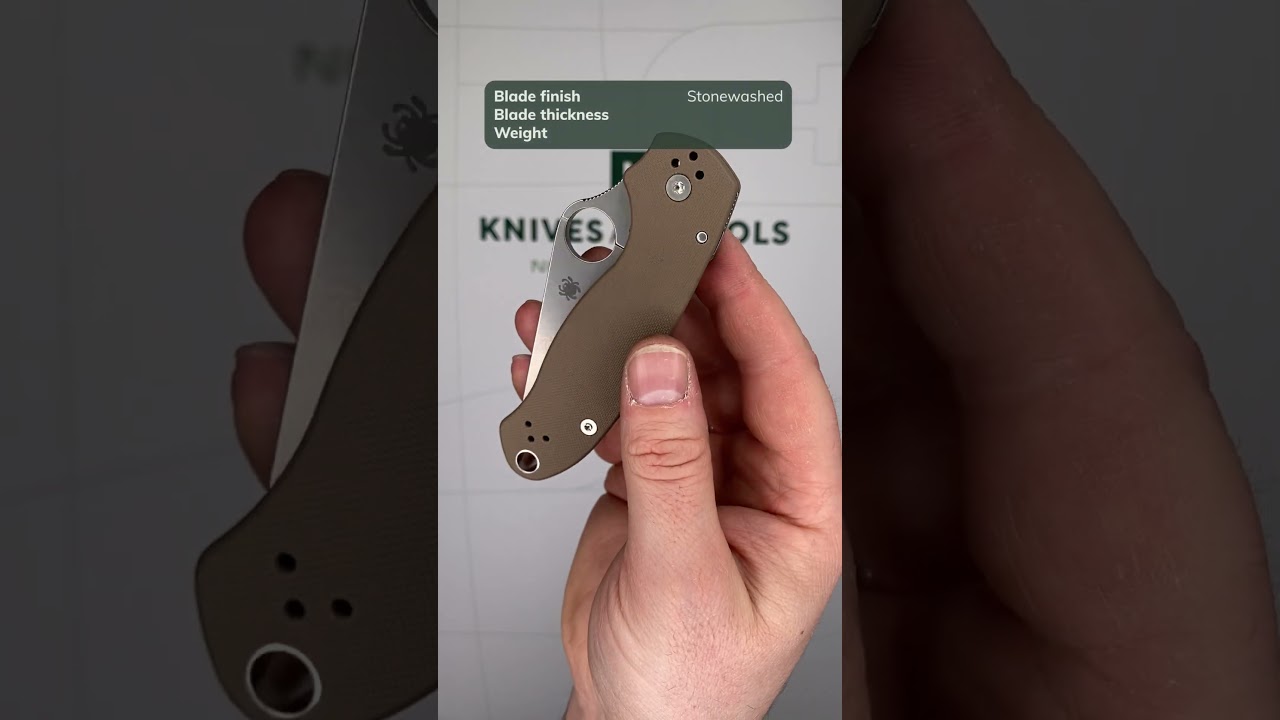 Spyderco Para 3 CPM15V C223GPBN15V Brown, Sprint Run 2024 pocket