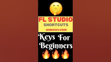 FL Studio tutorial for Shortcuts #shorts #youtubeshorts #reels #flstudio