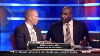 Skip, Marcellus, and Israel debate name calling Pt 2 of 2