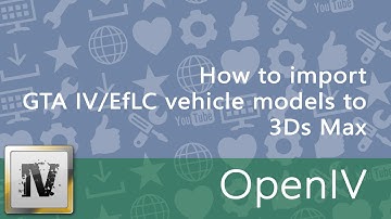 How to import GTA IV/EfLC vehicle models to 3Ds Max [OpenIV/openFormats/GIMS_Evo]