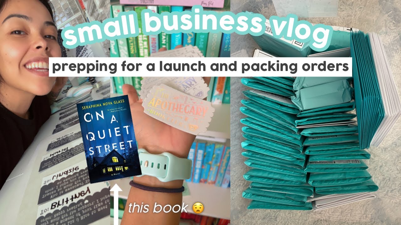 LAUNCH PREP | Day in the Life of a Small Business Owner | Studio Vlog ...