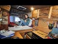 Solo female Van Life : She quit vanlife and got back into it after a injury! Sprinter van tour!