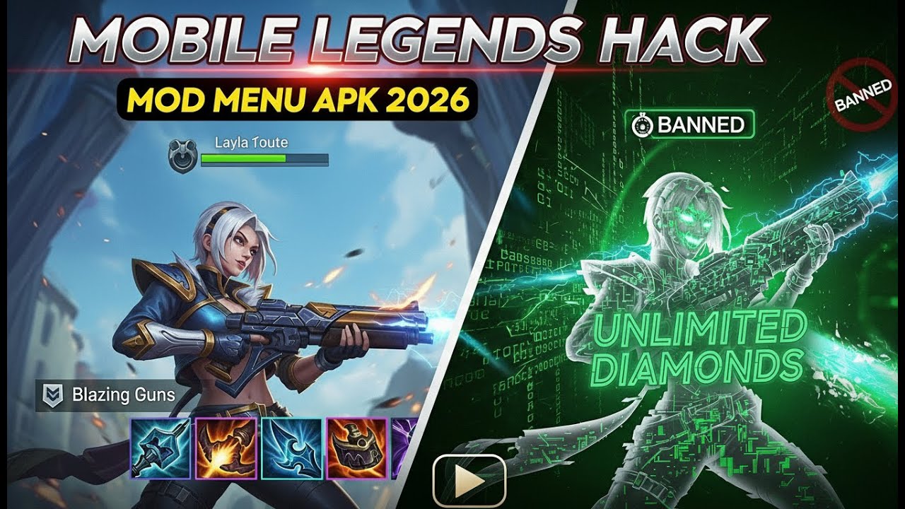 Mobile Legends Mod Apk (Unlimited Money + MOD MENU - Mediafire Latest Version)
