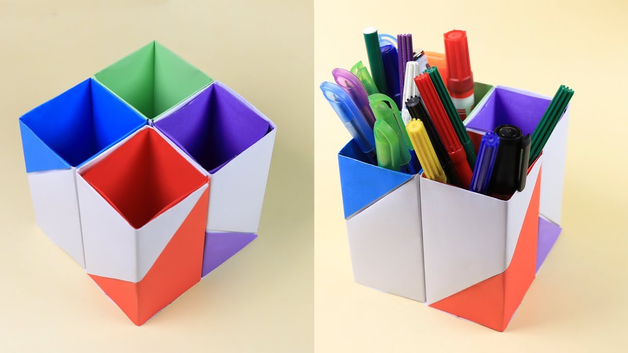 Craft Ideas For Kids How To Make A Creative Diy Desk Organizer