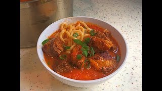 Tomato Beef Soup Noodle with Huge Chunk of Beef Recipe 大大快牛肉番茄牛肉面 by Ethan Wong 4,478 views 5 years ago 5 minutes, 2 seconds