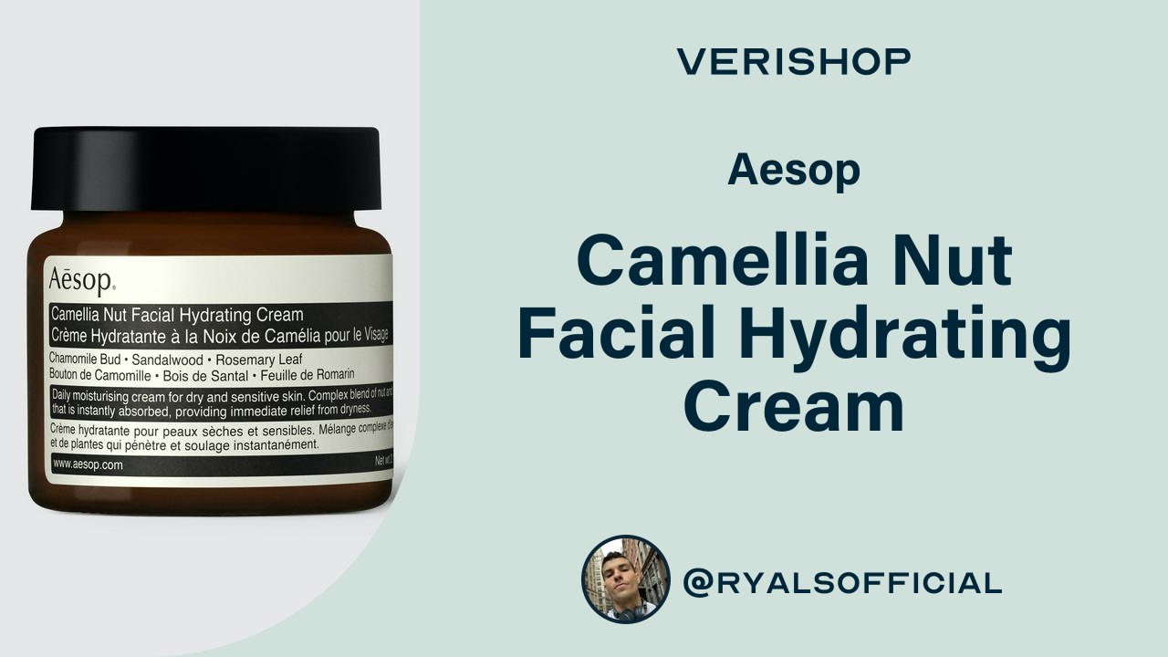 Aesop Camellia Nut Facial Hydrating Cream Review - YouTube
