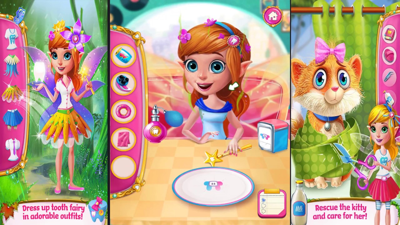 Fun Baby Care Kids Game - Have Fun with Tooth Fairy Princess Adventure - Games For Kids & Babies