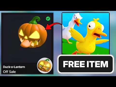 FREE ROBLOX ITEM - Duck o Lantern (How to Get!) | Duck Duck Halloween Event