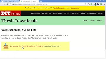 Thesis 2.1 Developer Tools Box Install