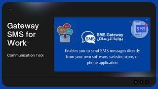 Gateway SMS App For Workflow