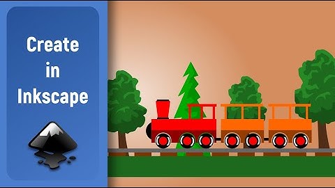Speed Art Inkscape: Create an animated picture of the train