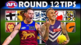 AFL 2026 Round 12 Predictions + Tips REVEALED