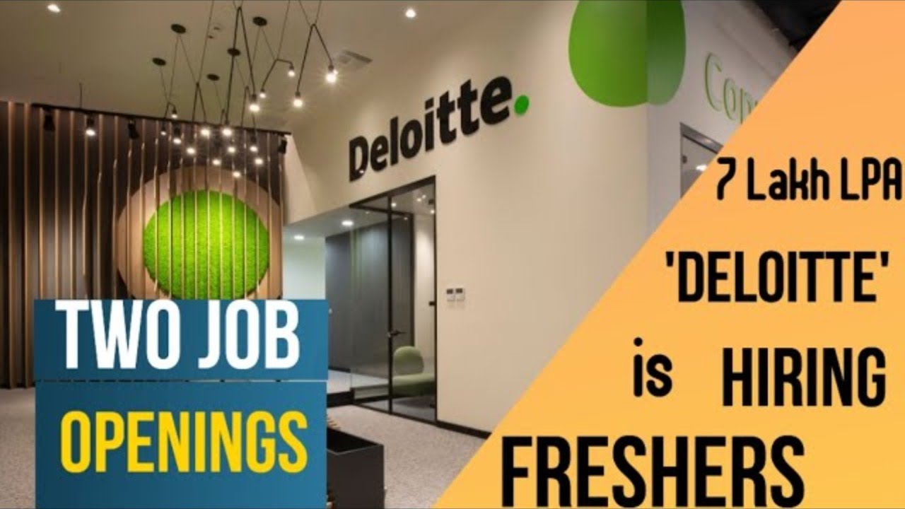 Live!!Deloitte is hiring just Freshers for this role !!Big Opportunity