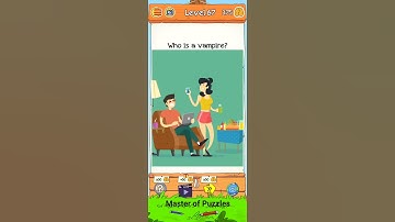Braindom Riddle 2021 Updated Level 67 Who is a vampire Walkthrough