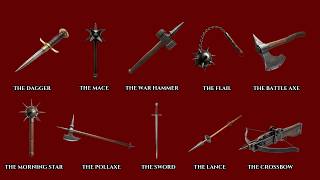 Every Weapon Knights Actually Used in Combat - Ranked from Weakest to Deadliest!