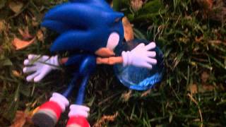Sonic stop motion test with sound fx