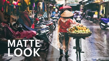 Creating a Matte Look in Luminar