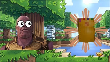 Minecraft tutorial how to build the infinity gauntlet