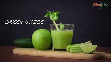 Ding Juice - Nước ép lạnh cần tây, táo xanh, dưa chuột, chanh