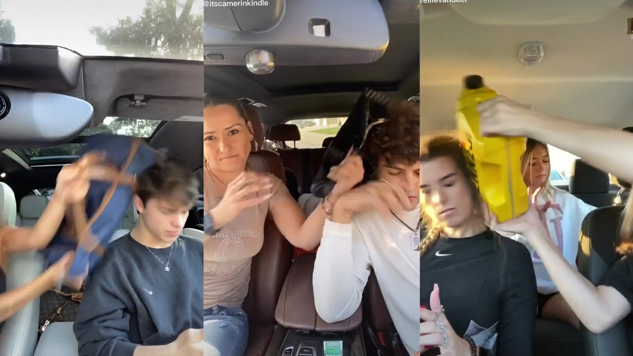 Hitting Your Bestfriend With Random Stuff In The Car Youtube