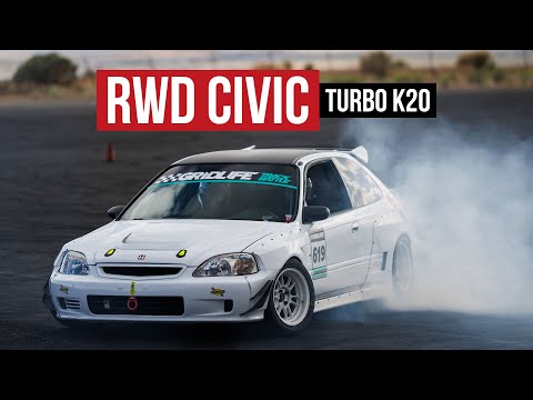 Throtl's RWD-Converted EK Civic Drift (and Grip) Car