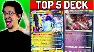 TOP 5 DECK : CETTE EXTENSION EST SI FORTE ??  - Deck Poke...