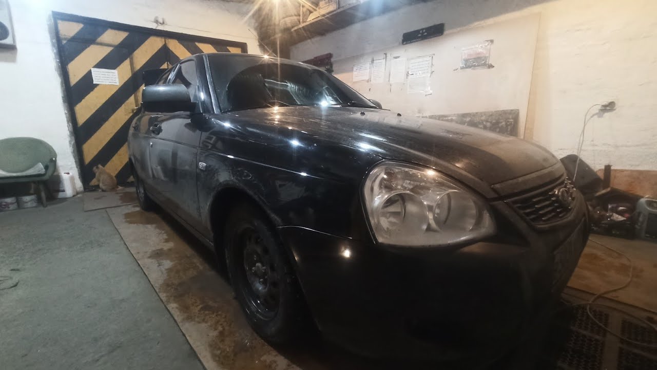 Лада приора, подключение Led ламп дальний свет/дхо - YouTube