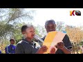 WANAFUNZI WA ITUMBA MBELE YA KIONGOZI WA MBIO ZA MWENGE 