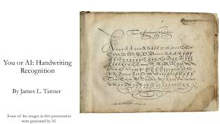 You or AI: Handwriting Recognition – James Tanner (15 April 2026)