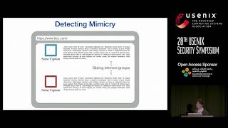USENIX Security '19 - All Your Clicks Belong to Me: Investigating Click Interception on the Web
