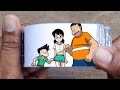 Doraemon Cartoon Flipbook #140 | Gian and Suneo Pranked Shizuka Flip Book | Flip Book Artist 2023