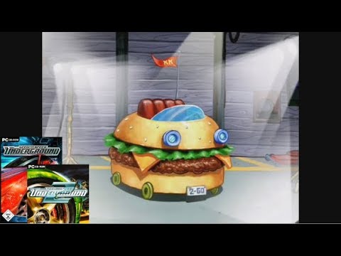NFS Games Portrayed With Spongebob
