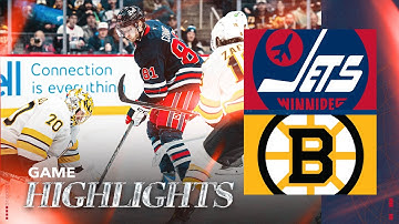 Winnipeg Jets vs. Boston Bruins - Game Highlights