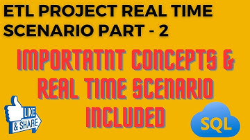 ETL Testing Project Scenario -2 Concepts including Real Time Projects SQL Oracle