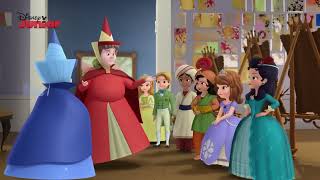 The Princess Stays in the Picture | Enchanted Painting | Sofia The First | @disneyjr