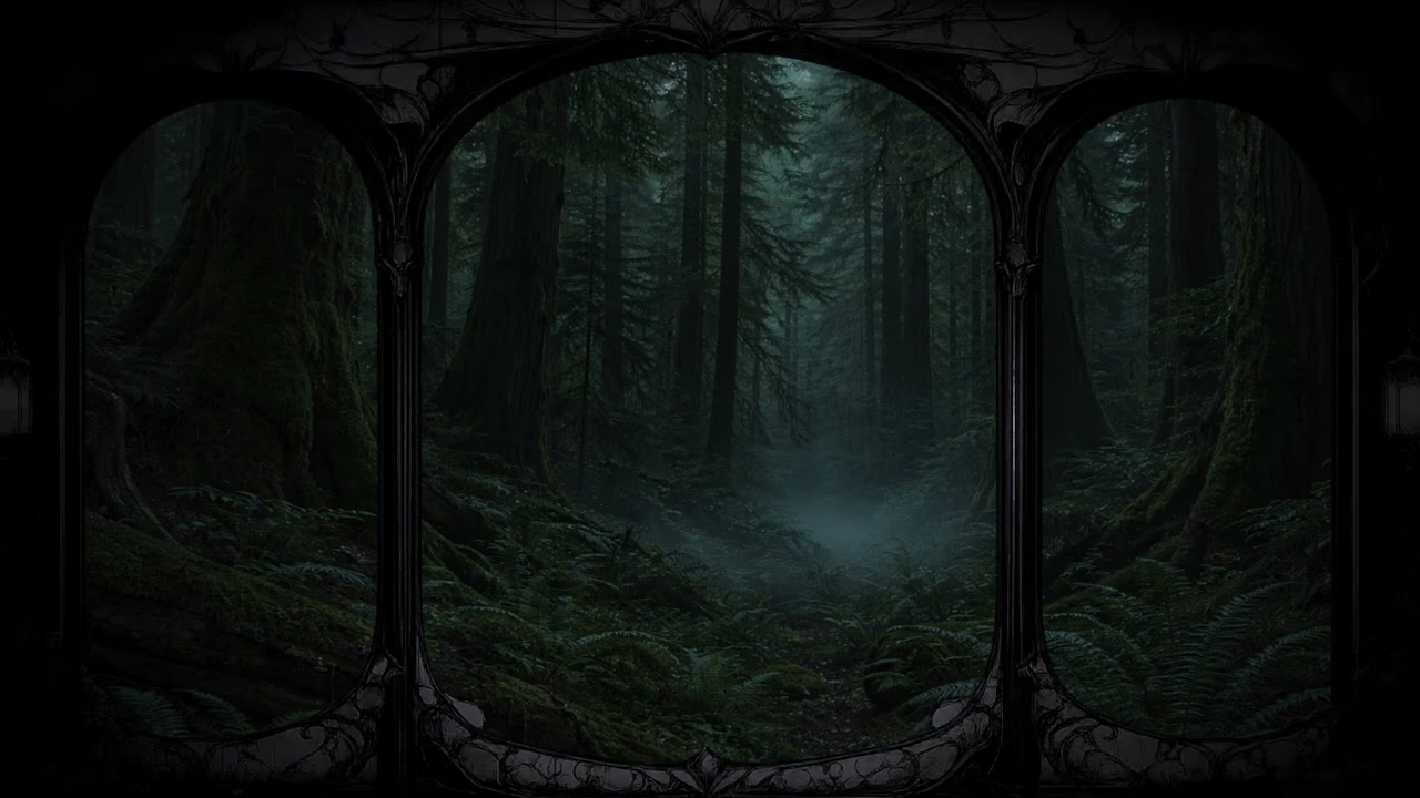 Elven Window 🌿 | Silent Forest at Dusk | Quiet Ambience (1 Hour)