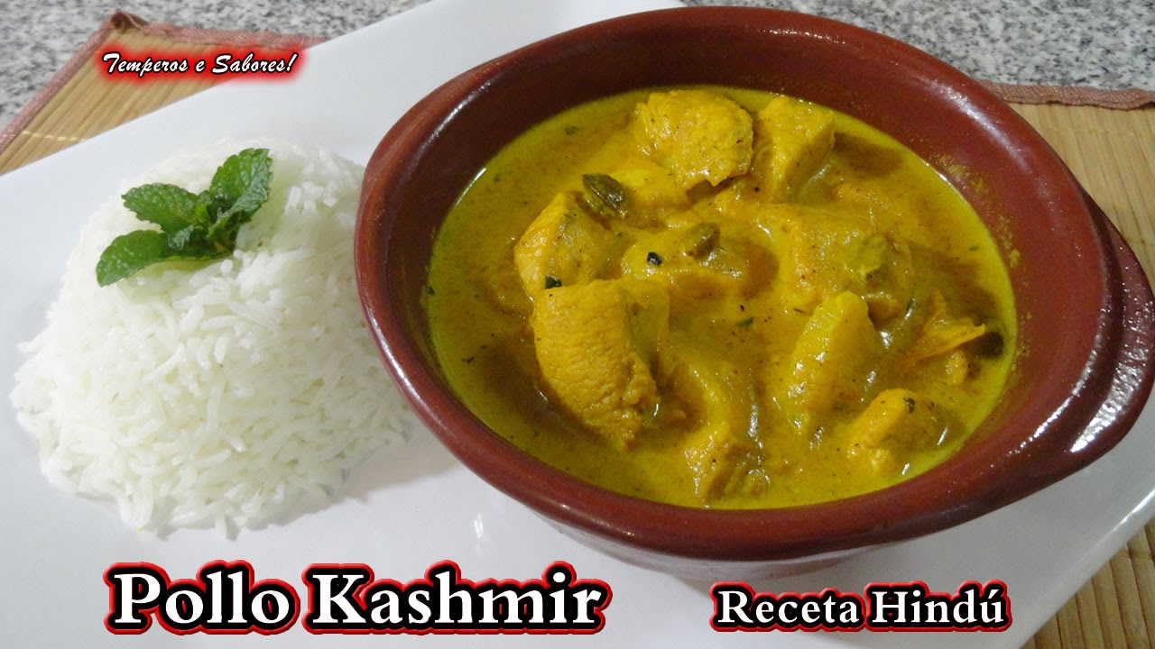 POLLO KASHMIR receta Hindú fácil