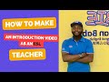 How to make an Introduction Video as an ESL Teacher.