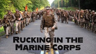 Rucking in the Marine Corps