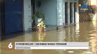 Citarum Meluap, 1.500 Rumah Warga Terendam | Liputan 6 Bandung - 15/3/2022 (Part 1/2)
