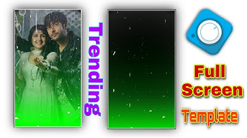 Full Screen Template | Avee Player Full Screen Template | Full screen Status kaise banay Video