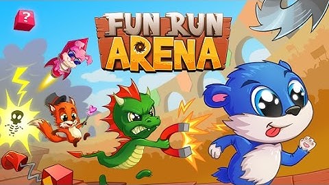Fun Run Arena Multiplayer Race Gameplay (Mobile Game)