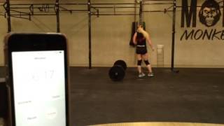 Sarah Brison Belgian Throwdown 2016 Wod 16.3