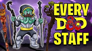 Ranking All 33 Magic Staffs in D&D